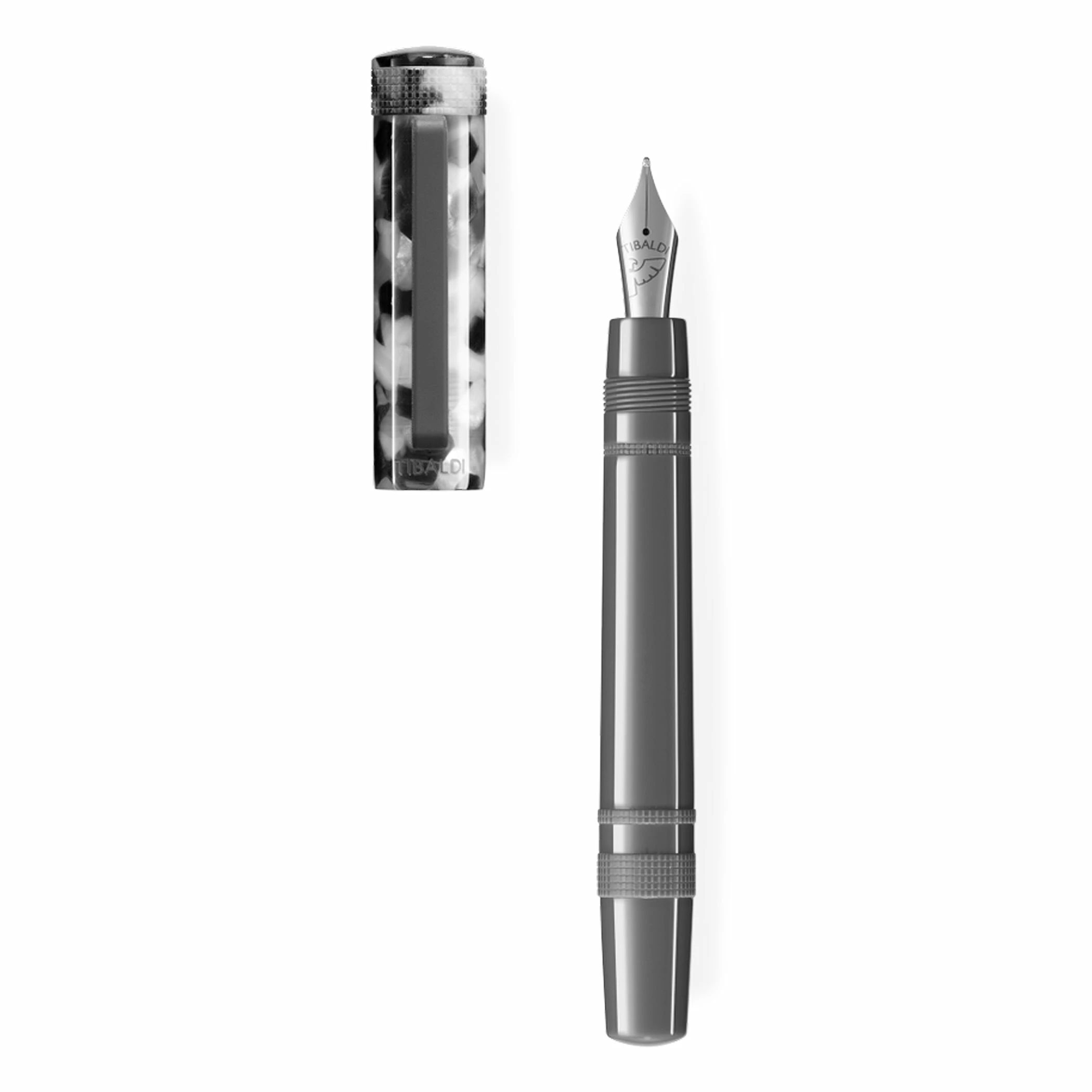 Tibaldi Perfecta Denim Fountain Pen, Stonewash Grey, Medium Nib 1 Tibaldi Perfecta Denim Fountain Pen, Stonewash Grey, Medium Nib