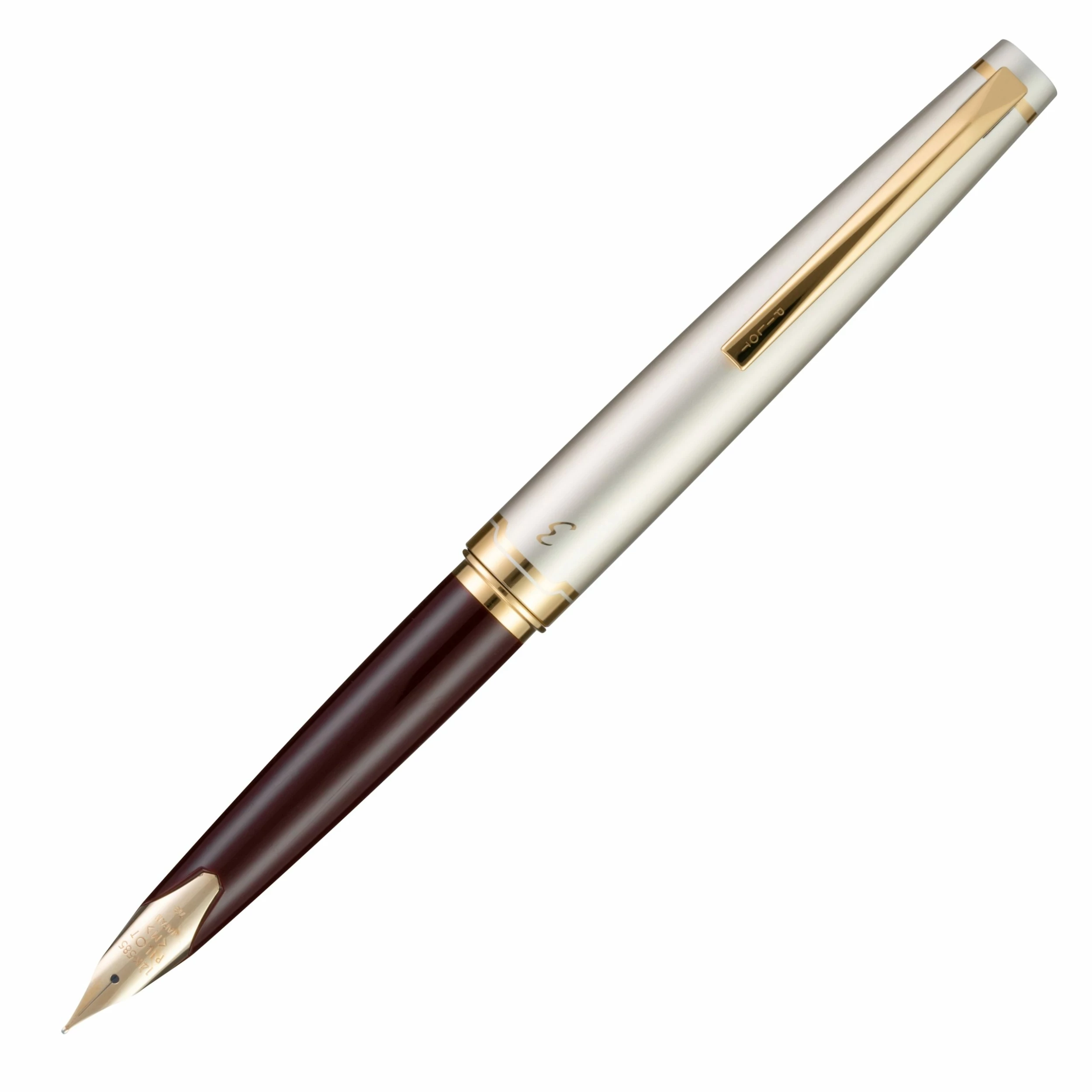Pilot E95s Fountain Pen, Burgundy, Ivory And Gold 1 Pilot E95s Fountain Pen, Burgundy, Ivory And Gold