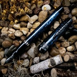 Pineider La Grande Bellezza Rocco Fountain Pen, Blue