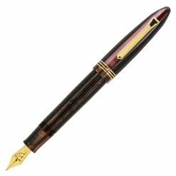 Tibaldi Bonania Zany Brown & Pink Fountain Pen -Sheaffer Shop 1474b6e1 545f 5c26 b566 8109d1566383