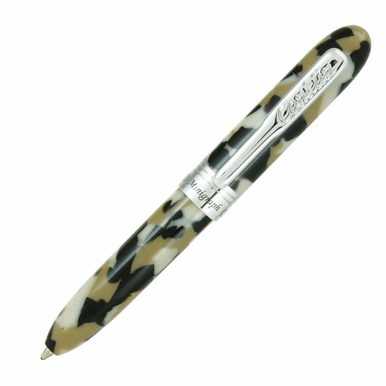 Conklin Minigraph Ballpoint Pen, White Satin 1 Conklin Minigraph Ballpoint Pen, White Satin