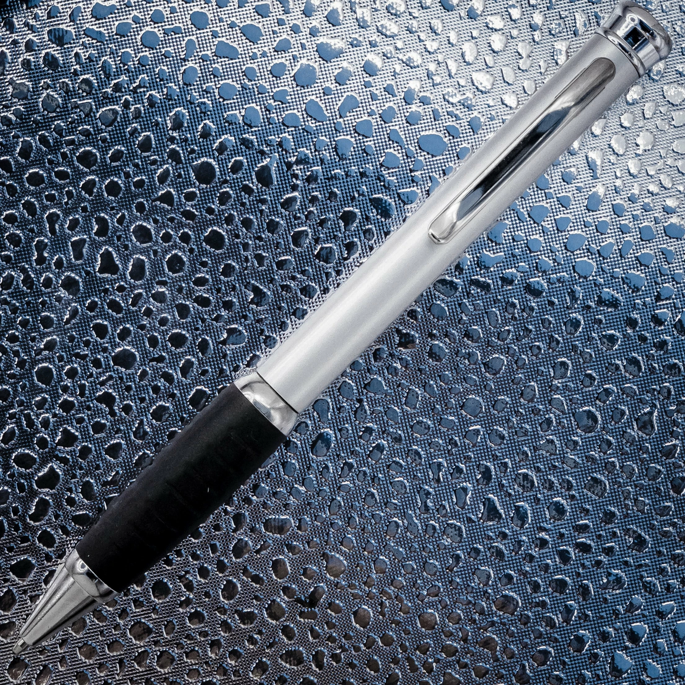 Pen Savings Executive Metal Ballpoint Pen, Silver & Black 1 Pen Savings Executive Metal Ballpoint Pen, Silver & Black