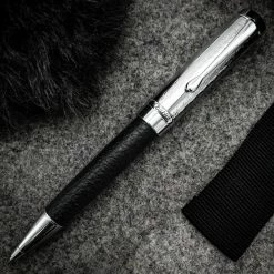 Conklin Duragraph Special Edition Royal Ballpoint Pen, Leather & Chrome