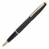 Cross® Cross Calais Fountain Pen, Black & Rose Gold, Medium Nib