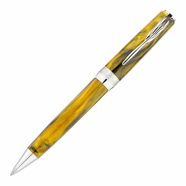 Pineider La Grande Bellezza Gemstone Ballpoint Pen, Tigers Yellow 1 Pineider La Grande Bellezza Gemstone Ballpoint Pen, Tigers Yellow