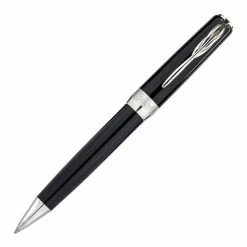 Pineider La Grande Bellezza Gemstone Ballpoint Pen, Stone Black