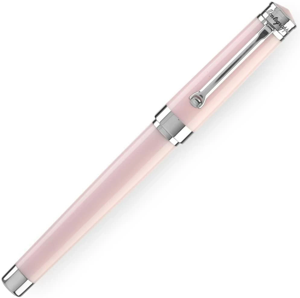 Montegrappa Parola Rollerball Pen, Crayon Pink 2 Montegrappa Parola Rollerball Pen, Crayon Pink - Image 2