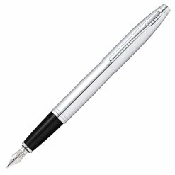 Cross® Cross Calais Fountain Pen, Polished Chrome, Medium