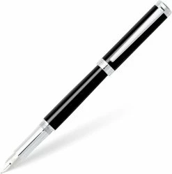 Sheaffer Intensity Fountain Pen, Jet Black Lacquer, Broad Nib
