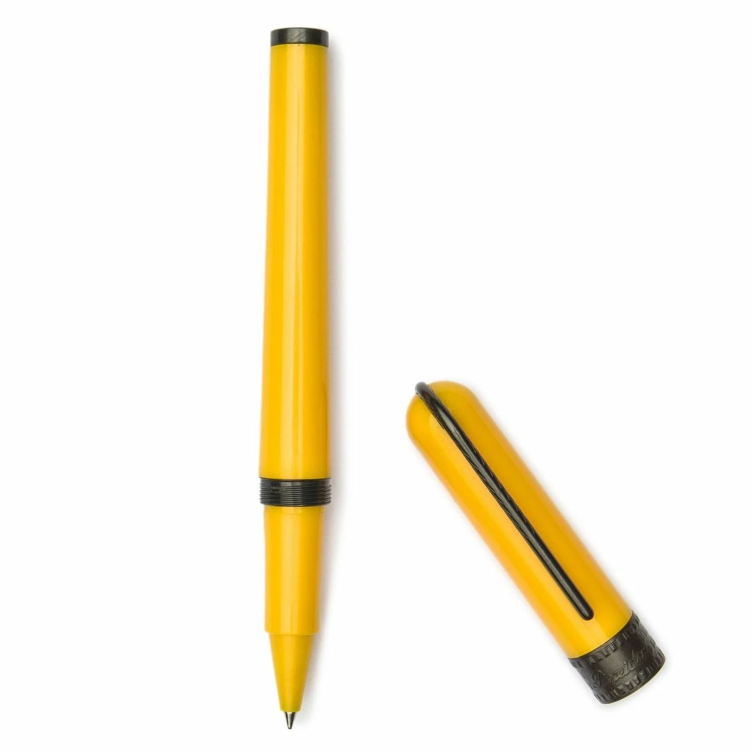Pineider Metropolis Rollerball Pen, Yellow 1 Pineider Metropolis Rollerball Pen, Yellow