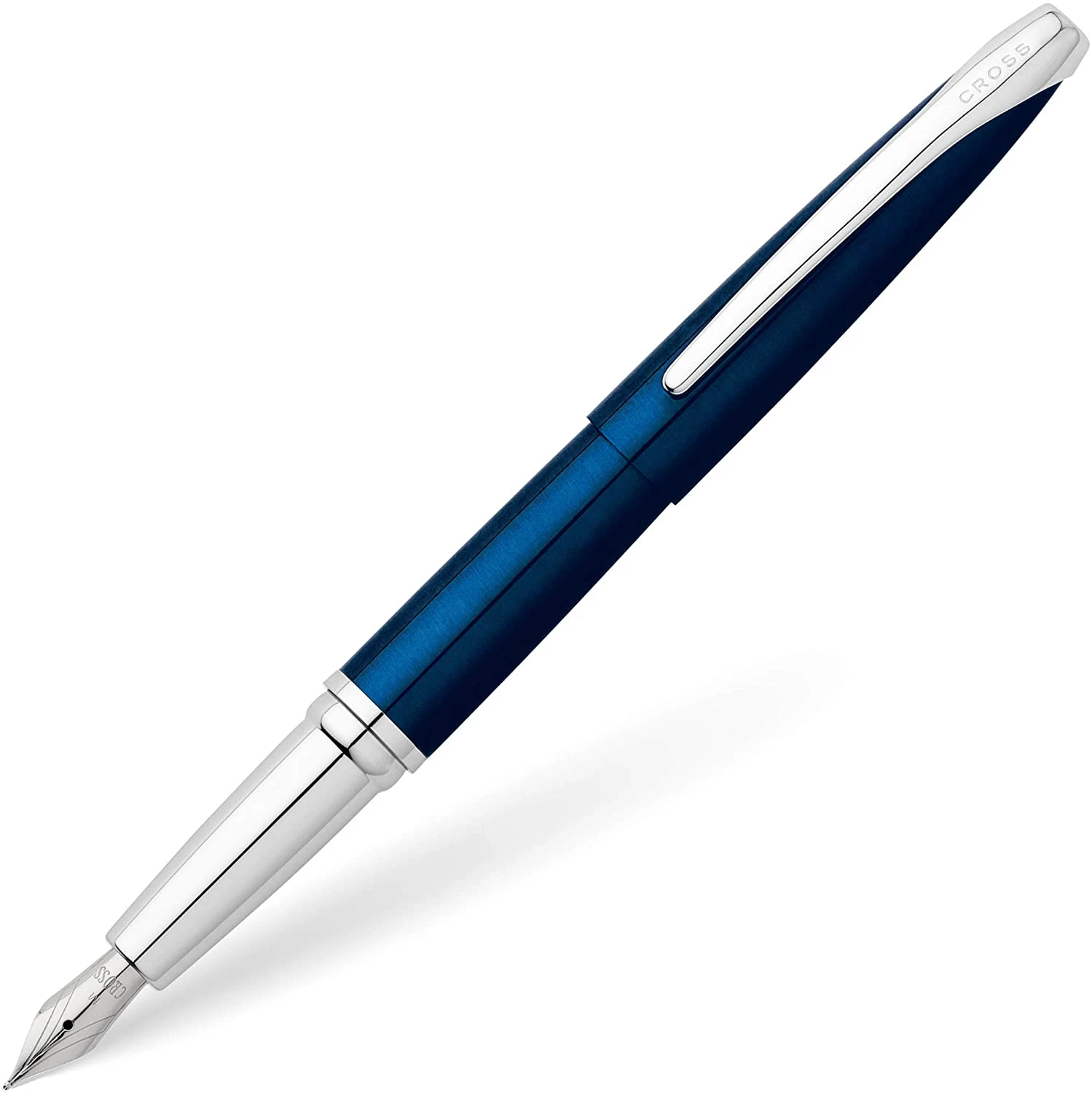 Cross® Cross ATX Fountain Pen, Translucent Blue & Chrome, Fine Nib 1 Cross® Cross ATX Fountain Pen, Translucent Blue & Chrome, Fine Nib