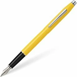 Cross® Cross Classic Century Fountain Pen, Aquatic Yellow Lacquer, Medium Nib