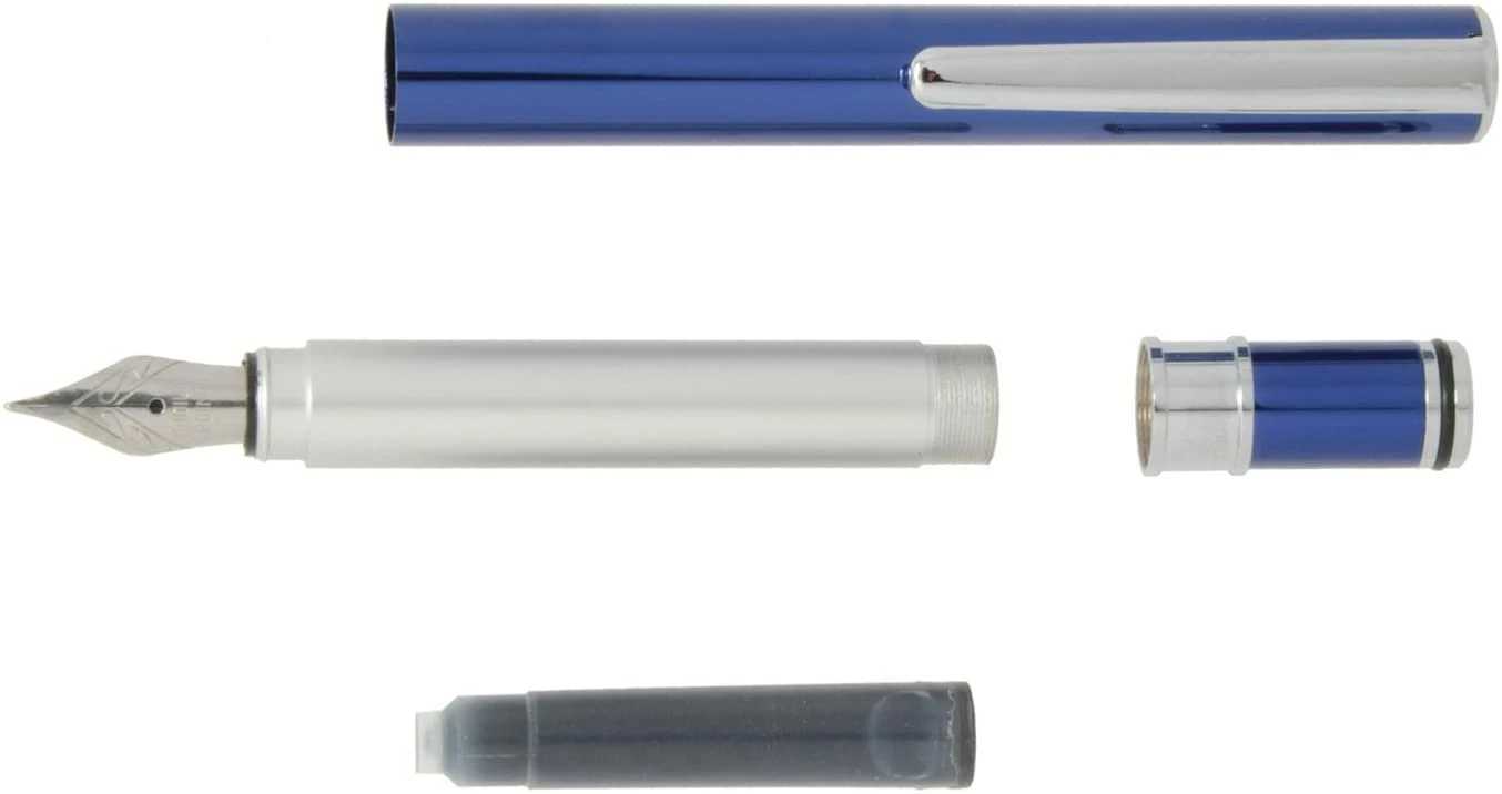 Ohto Tasche Pocket Fountain Pen, Blue 3 Ohto Tasche Pocket Fountain Pen, Blue - Image 3