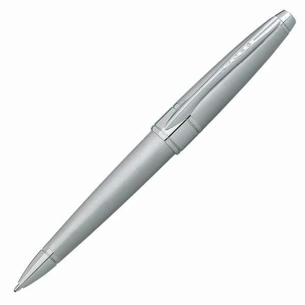 Cross® Cross Apogee Ballpoint Pen, Brushed Chrome, New, #AT0122-18 1 Cross® Cross Apogee Ballpoint Pen, Brushed Chrome, New, #AT0122-18