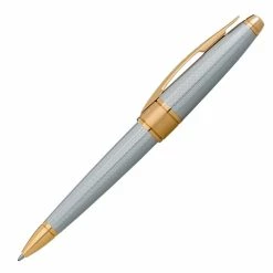 Cross® Cross Apogee Ballpoint Pen, Medalist Chrome & Gold, New, #AT0122-4