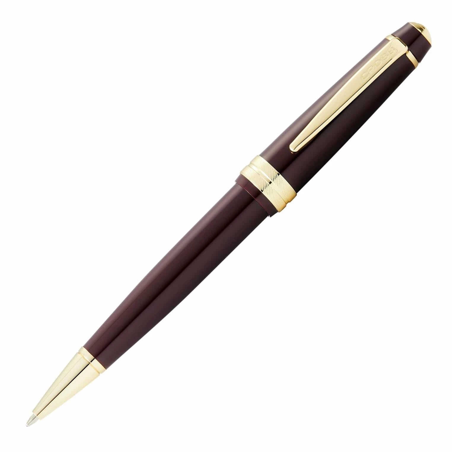 Cross® Cross Bailey Light Ballpoint Pen, Polished Burgundy & Gold 1 Cross® Cross Bailey Light Ballpoint Pen, Polished Burgundy & Gold