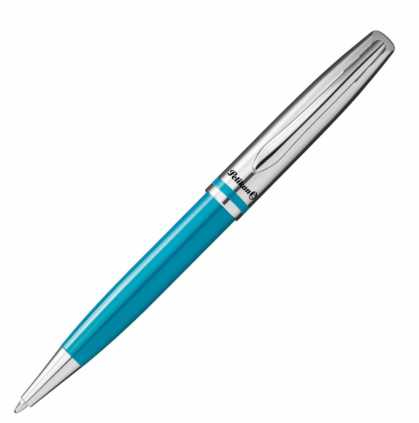 Pelikan Jazz Classic Ballpoint Pen, Petrol & Chrome 1 Pelikan Jazz Classic Ballpoint Pen, Petrol & Chrome