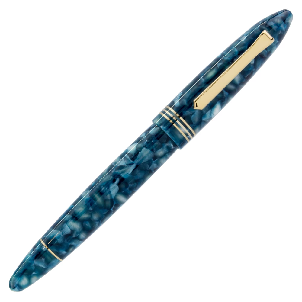 Tibaldi Bononia Limited Edition Vintage Mer Du Nord Fountain Pen 2 Tibaldi Bononia Limited Edition Vintage Mer Du Nord Fountain Pen - Image 2