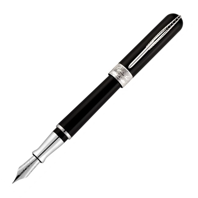 Pineider Avatar Fountain Pen, Graphene Black, Medium Point 1 Pineider Avatar Fountain Pen, Graphene Black, Medium Point