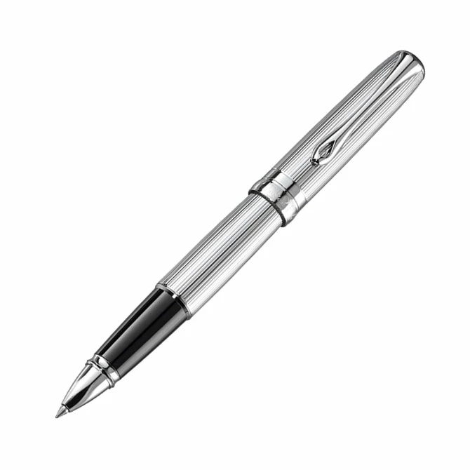 Diplomat Excellence A2 Guilloche Chrome Rollerball Pen 1 Diplomat Excellence A2 Guilloche Chrome Rollerball Pen