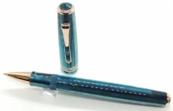 Tibaldi N60 Limited Edition Rollerball Pen, Bora Bora, Rose Gold Trim -Sheaffer Shop DSCN0189