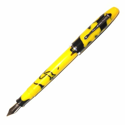 Noodlers Neponset Acrylic Fountain Pen - Yellow Bald Faced Hornet #12093 1 Noodlers Neponset Acrylic Fountain Pen - Yellow Bald Faced Hornet #12093