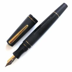 Maiora Impronte, Matte Black, Oversized Fountain Pen, Fine Nib