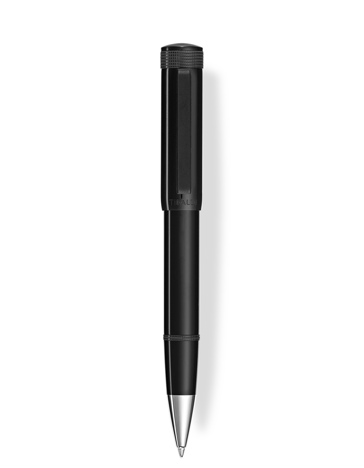 Tibaldi Perfecta Rich Black Ballpoint Pen 1 Tibaldi Perfecta Rich Black Ballpoint Pen