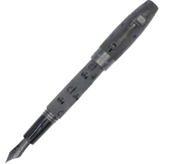 Montegrappa Fortuna Ruble Fountain Pen, Black, Fine Point