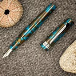 Monteverde Giant Sequoia Fountain Pen, Southwest Blue Brown