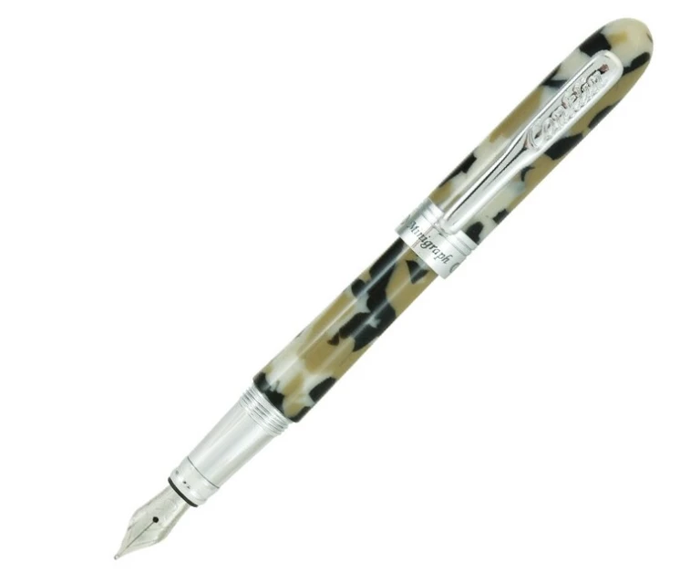 Conklin Minigraph Fountain Pen, White Satin 1 Conklin Minigraph Fountain Pen, White Satin