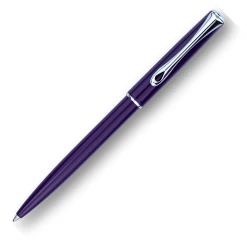 Diplomat Traveller Ballpoint Pen, Deep Purple & Chrome
