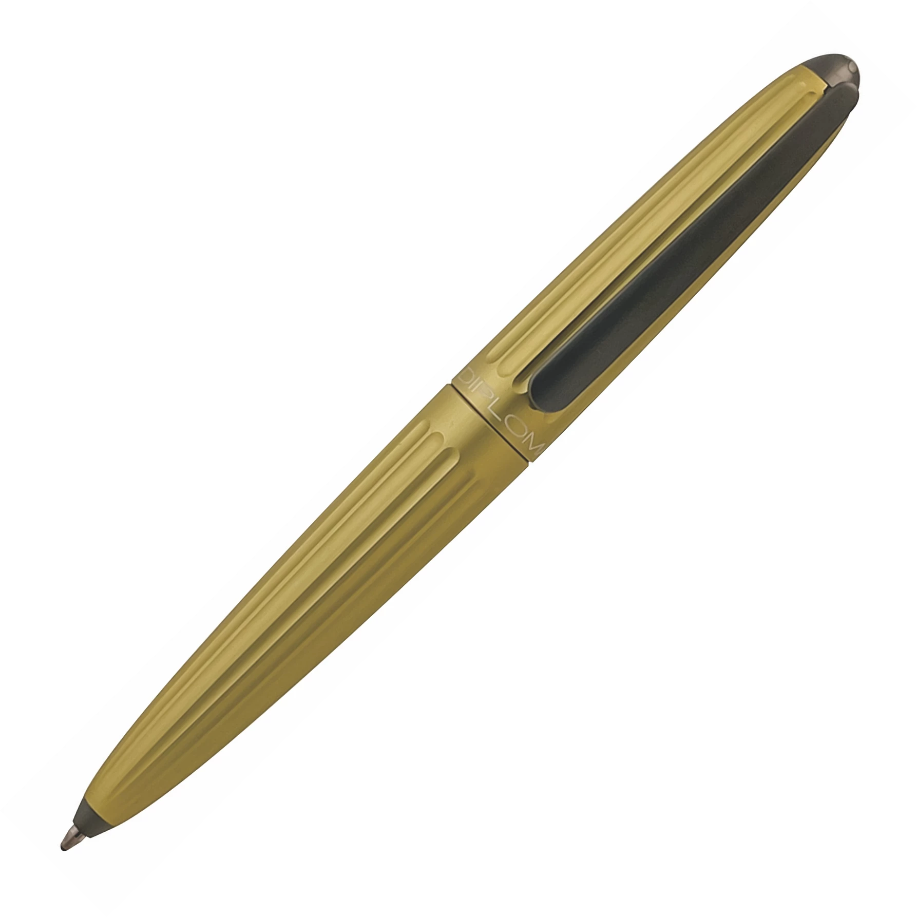 Diplomat Aero Champagne Ballpoint Pen, Schmidt Easy Flow 9000 Ink 1 Diplomat Aero Champagne Ballpoint Pen, Schmidt Easy Flow 9000 Ink