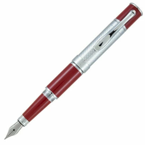 Monteverde Mini Jewelria Fountain Pen - Burgundy Barley - Fine Nib 1 Monteverde Mini Jewelria Fountain Pen - Burgundy Barley - Fine Nib