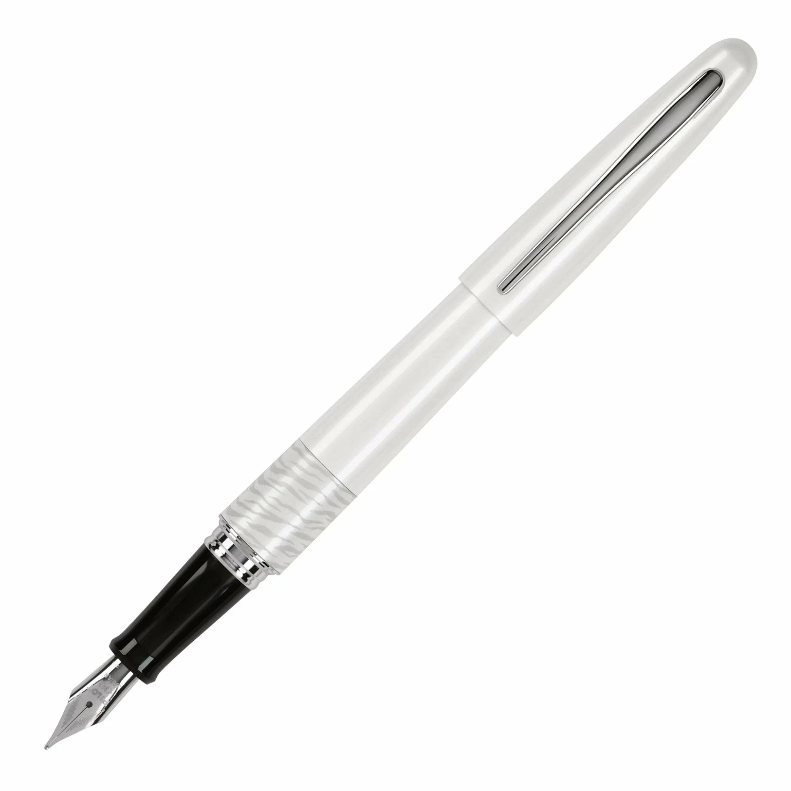 Pilot MR Animal Metropolitan Fountain Pen, Matte White Tiger 1 Pilot MR Animal Metropolitan Fountain Pen, Matte White Tiger
