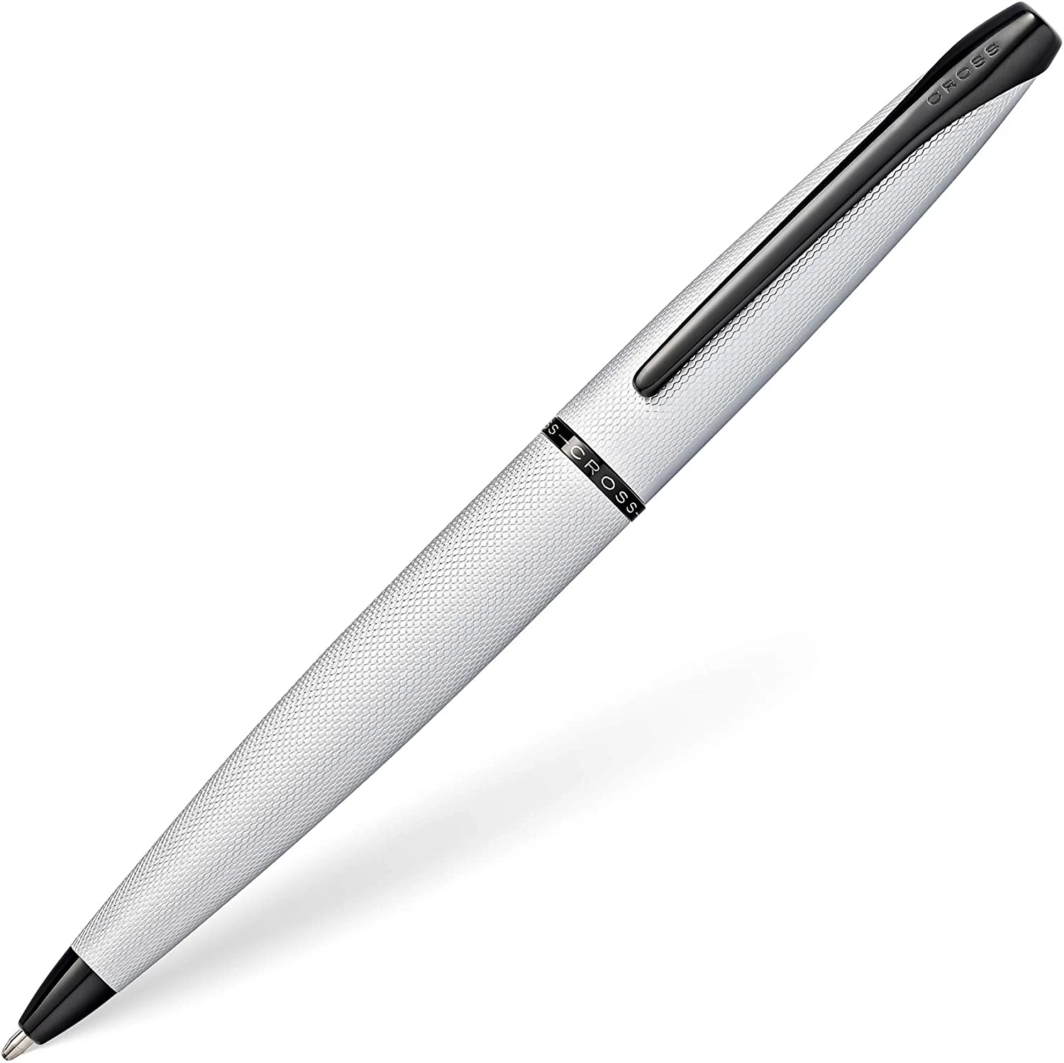 Cross® Cross ATX Ballpoint Pen, Brushed Chrome & Black 1 Cross® Cross ATX Ballpoint Pen, Brushed Chrome & Black