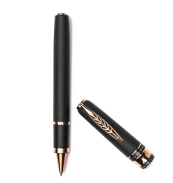 Pineider Alchemist Zeolite Rollerball Pen, Stromboli Black