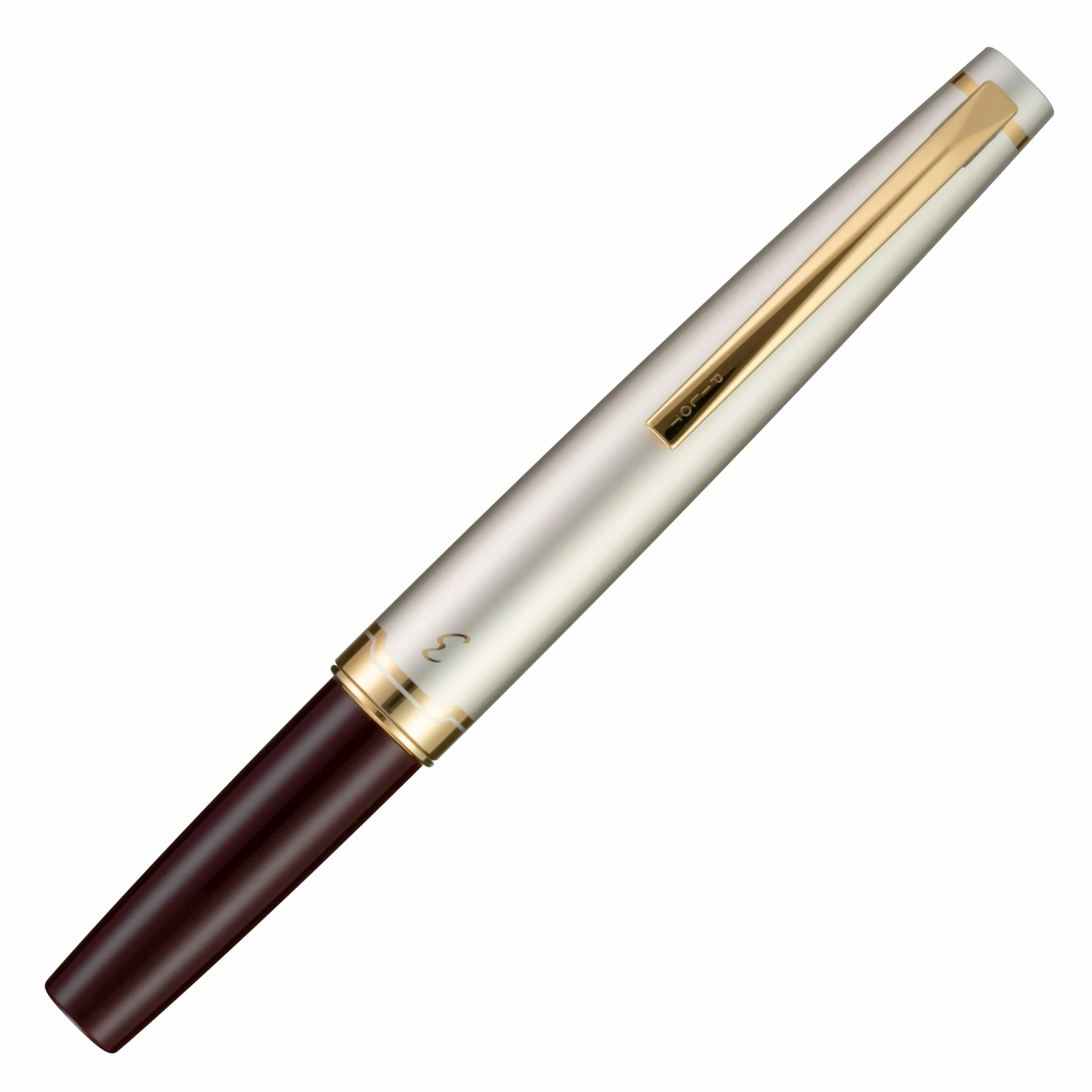 Pilot E95s Fountain Pen, Burgundy, Ivory And Gold 2 Pilot E95s Fountain Pen, Burgundy, Ivory And Gold - Image 2