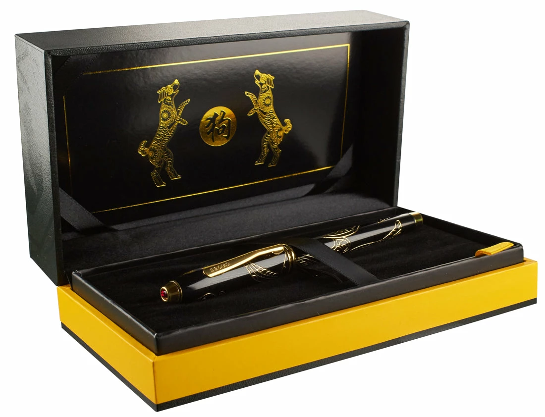 Cross® Cross 2018 Townsend Year Of The Dog Fountain Pen, Black, Fine Nib 2 Cross® Cross 2018 Townsend Year Of The Dog Fountain Pen, Black, Fine Nib - Image 2