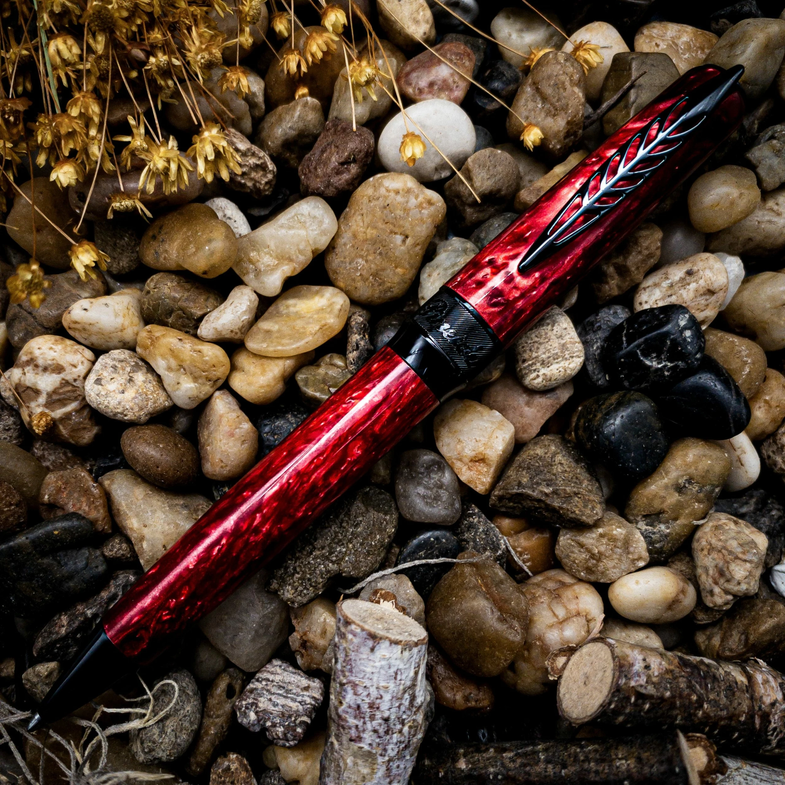 Pineider La Grande Bellezza Rocco Ballpoint Pen, Red 1 Pineider La Grande Bellezza Rocco Ballpoint Pen, Red