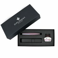 Diplomat Aero Fountain Pen Gift Set, Rose