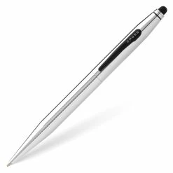 Cross® Cross Tech 2 Ballpoint Pen & Stylus, Chrome & Black