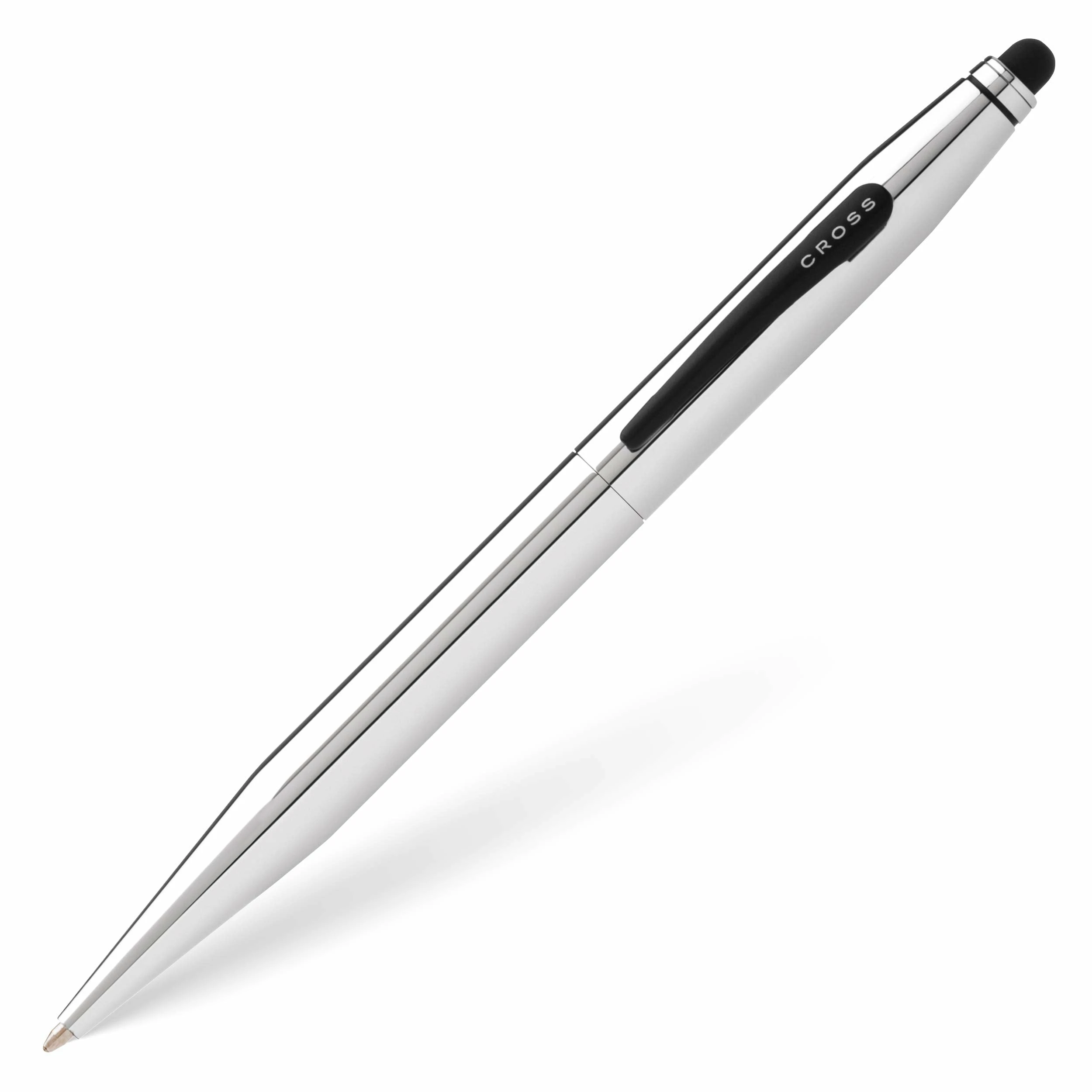 Cross® Cross Tech 2 Ballpoint Pen & Stylus, Chrome & Black 1 Cross® Cross Tech 2 Ballpoint Pen & Stylus, Chrome & Black