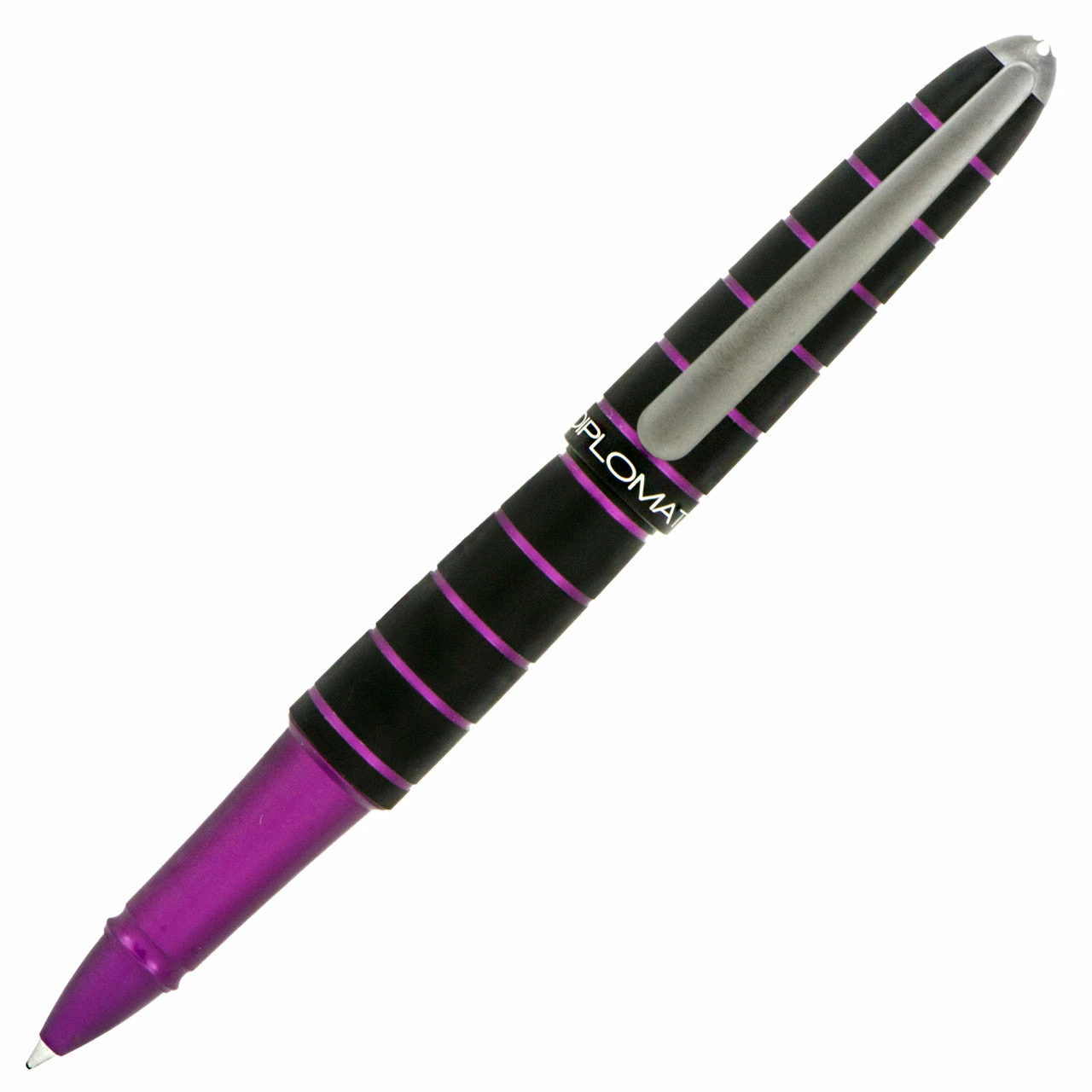 Diplomat Elox Rollerball Pen, Purple & Black 1 Diplomat Elox Rollerball Pen, Purple & Black