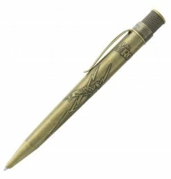 Retro 51 Okkto Rocketeer Tornado Rollerball Pen, Rocketeer Brass