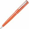 Conklin Coronet Ballpoint Pen, Orange & Chrome