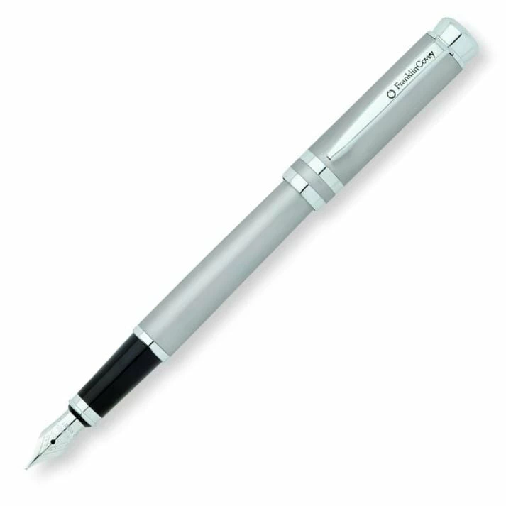 Cross® Franklin Covey By Cross, Freemont Satin Chrome Fountain Pen, Medium Nib 1 Cross® Franklin Covey By Cross, Freemont Satin Chrome Fountain Pen, Medium Nib