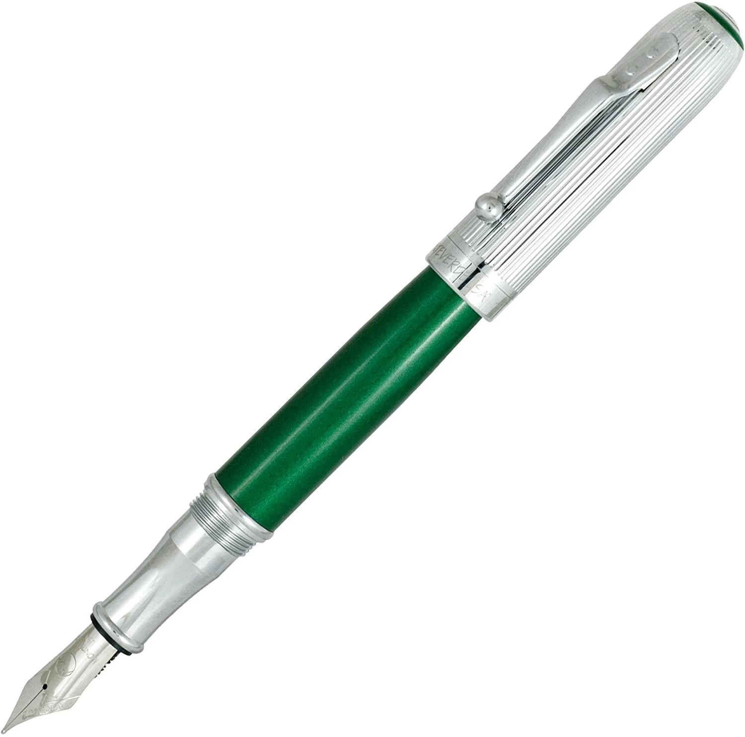 Monteverde Rodeo Drive Fountain Pen, Green Stardust, Medium Nib 1 Monteverde Rodeo Drive Fountain Pen, Green Stardust, Medium Nib