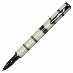 Monteverde Regatta Mother Of Pearl Rollerball Pen, Gunmetal Trim