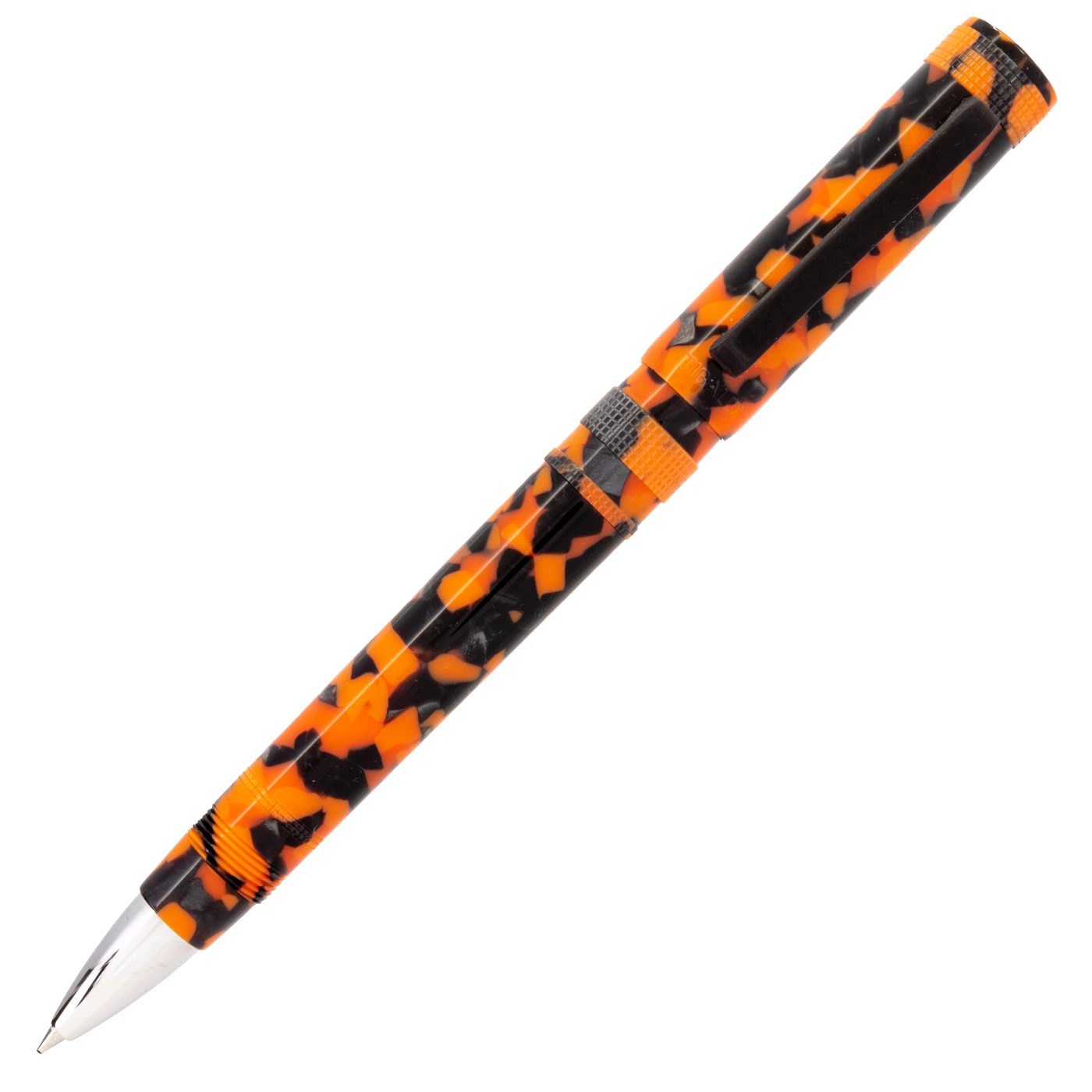 Tibaldi Perfecta LP Vinyl Orange Rollerball Pen 1 Tibaldi Perfecta LP Vinyl Orange Rollerball Pen